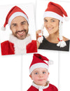Set kerstman mutsen
