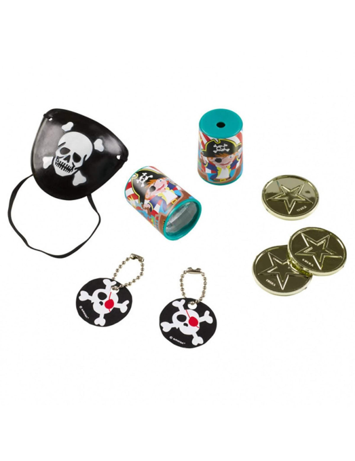 Sachets surprise anniversaire pirate - 6 personnes