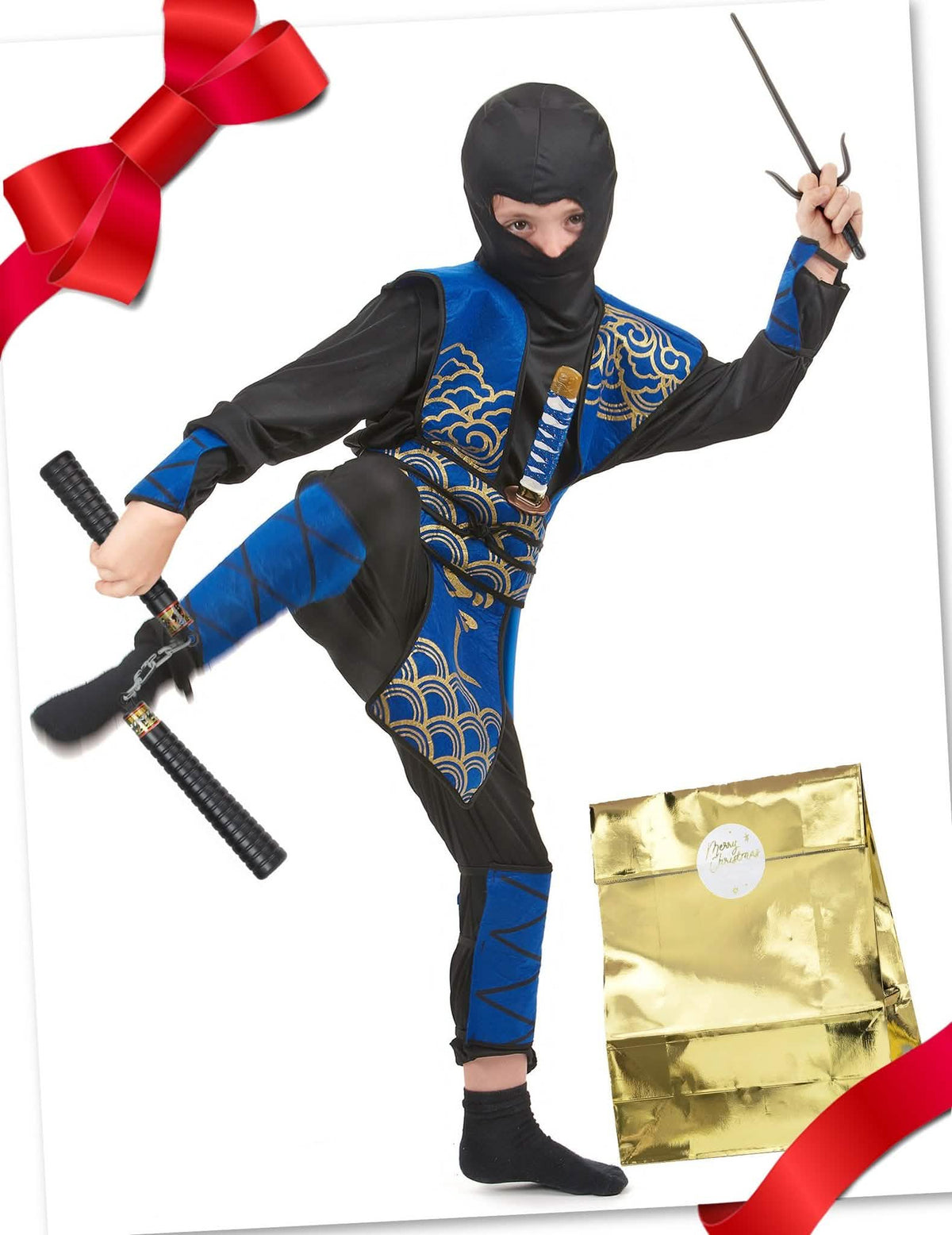 Ninja kostuum geschenkdoos voor kinderen