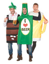 Déguisement de groupe bière et vin adultes