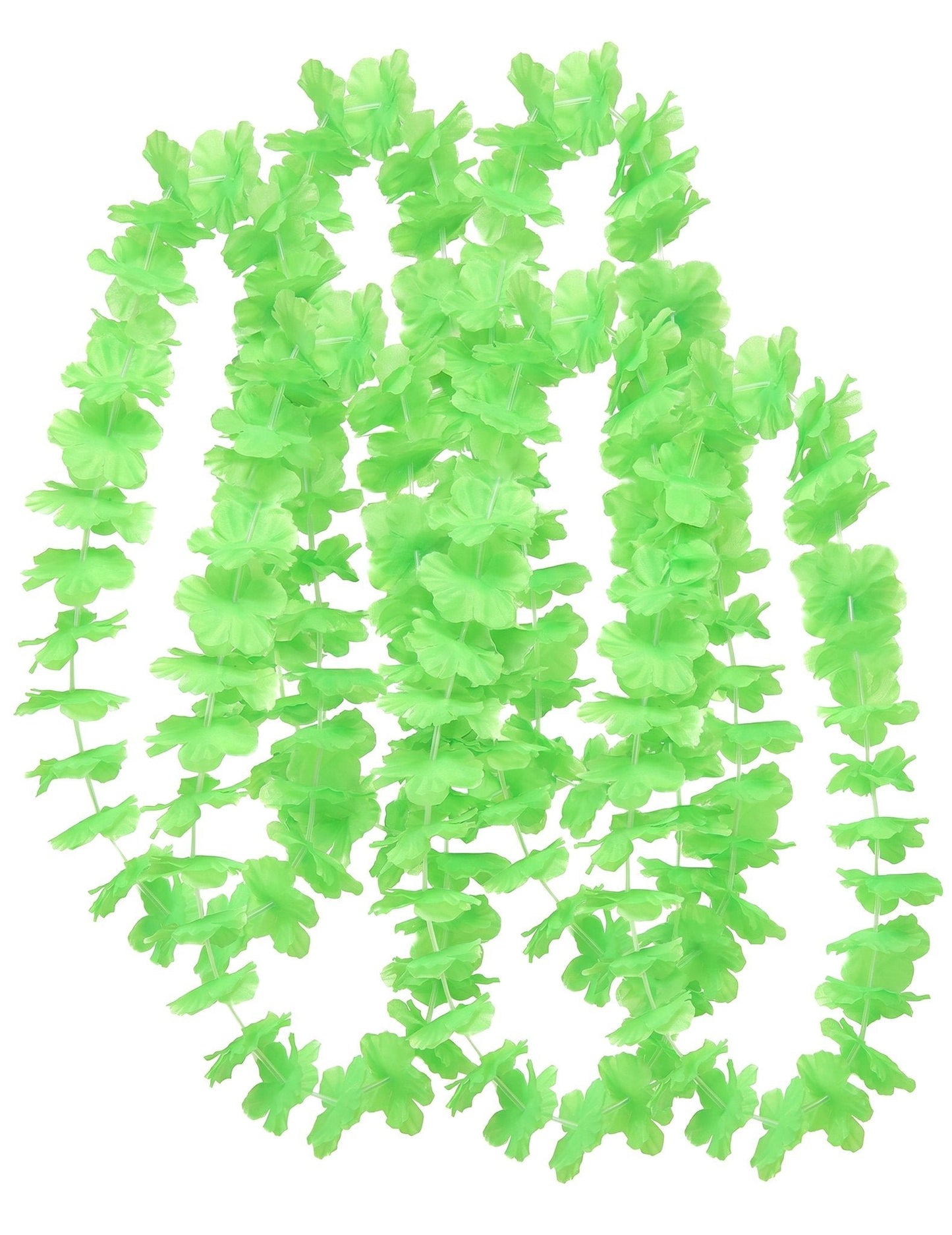 12 Hawaiiaanse kettingen groen volwassenen