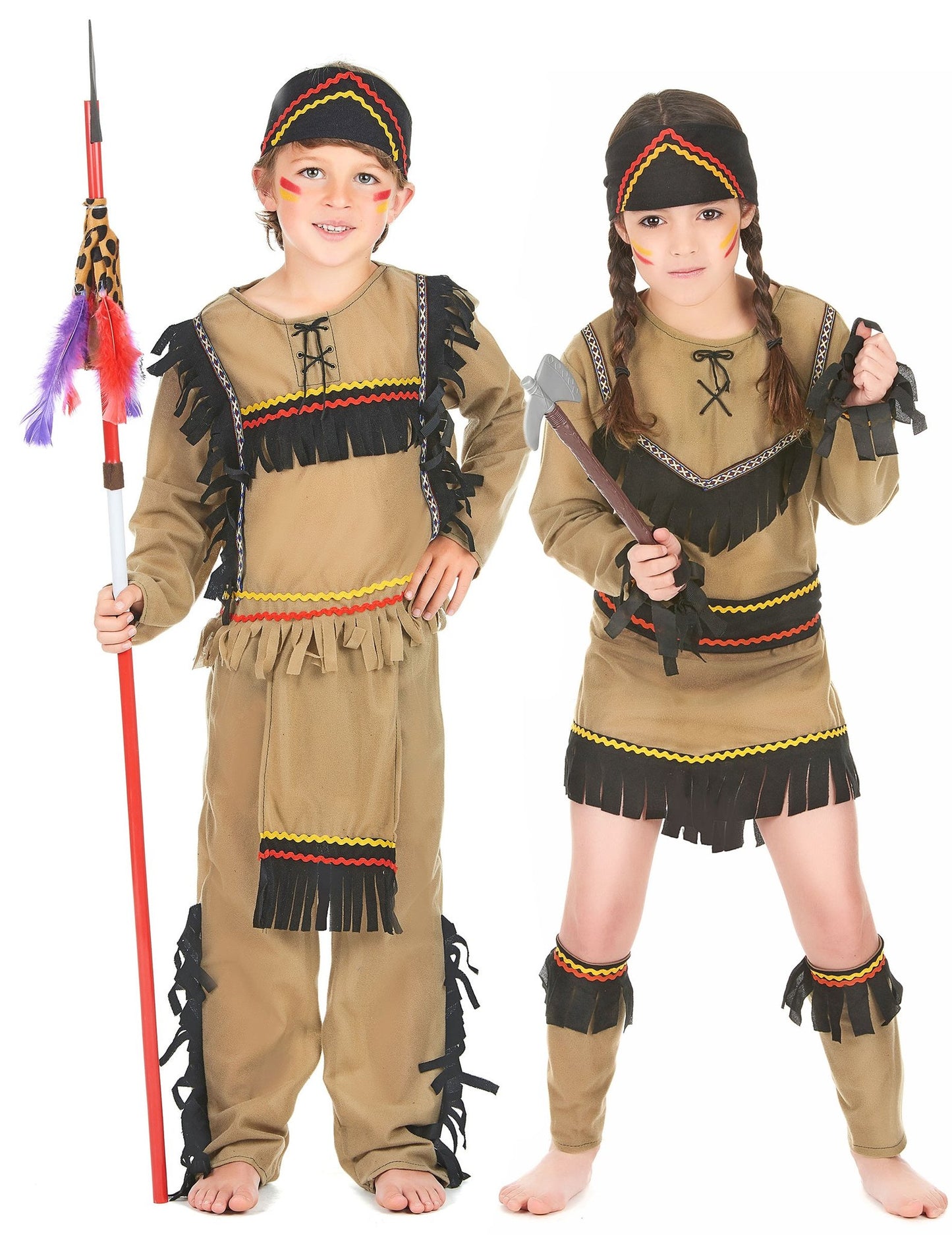 Indianen koppelkostuum voor kinderen