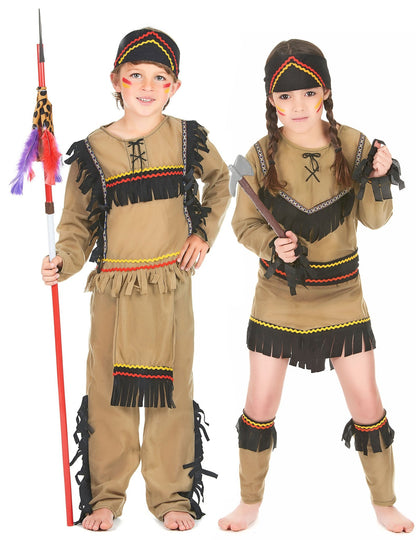 Indianen koppelkostuum voor kinderen