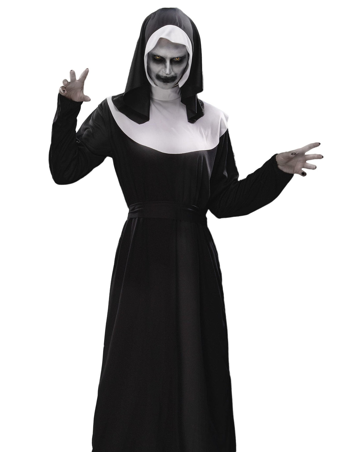 Pack déguisement nonne maléfique femme