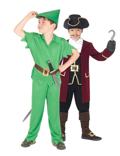 Déguisement de couple du pays imaginaire enfants