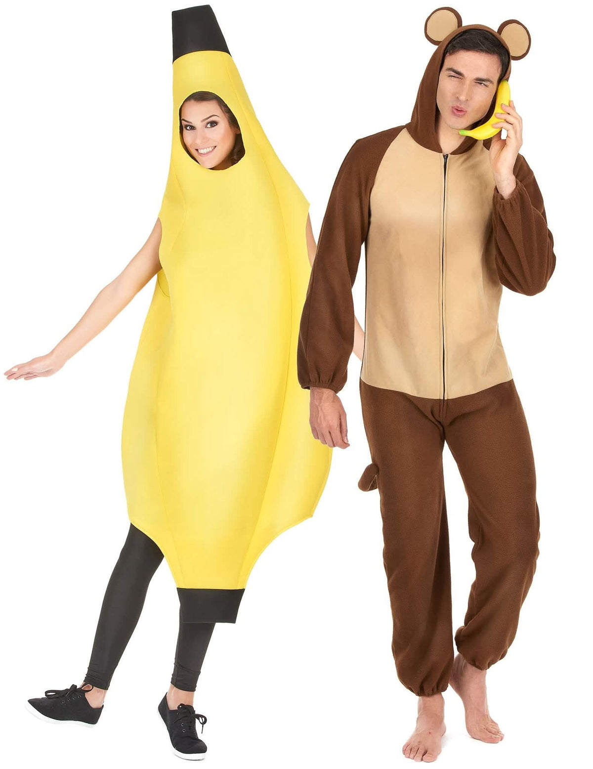 Aap en banaan koppelkostum