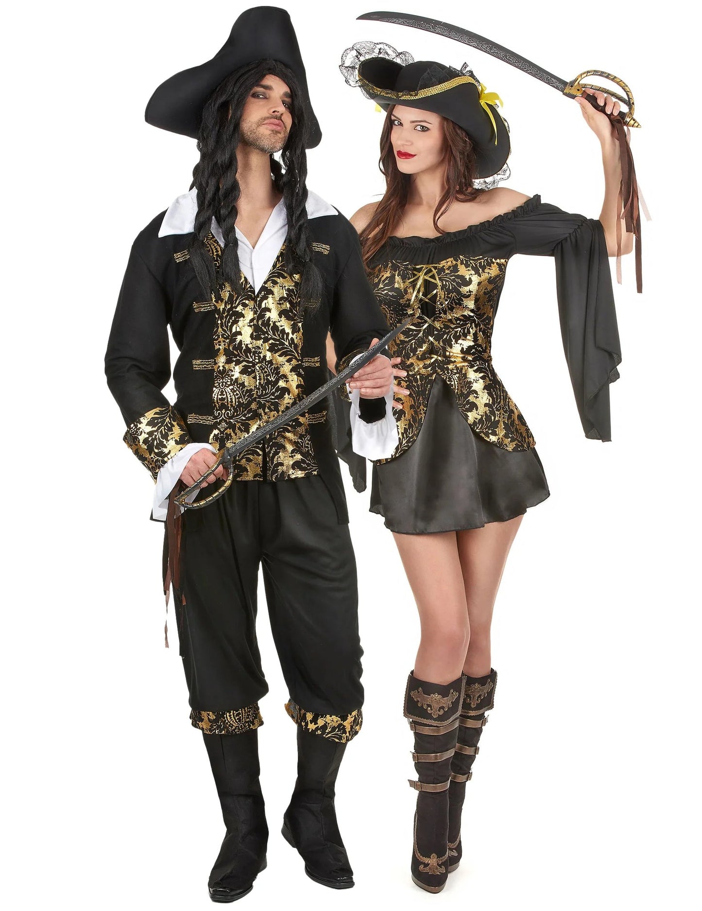Piratenkoppelkostuum voor volwassenen