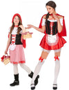 Déguisement de couple chaperon rouge mère et fille
