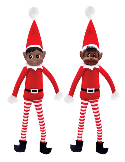 Duo lutins farceurs de Noël Clochette et Loustic