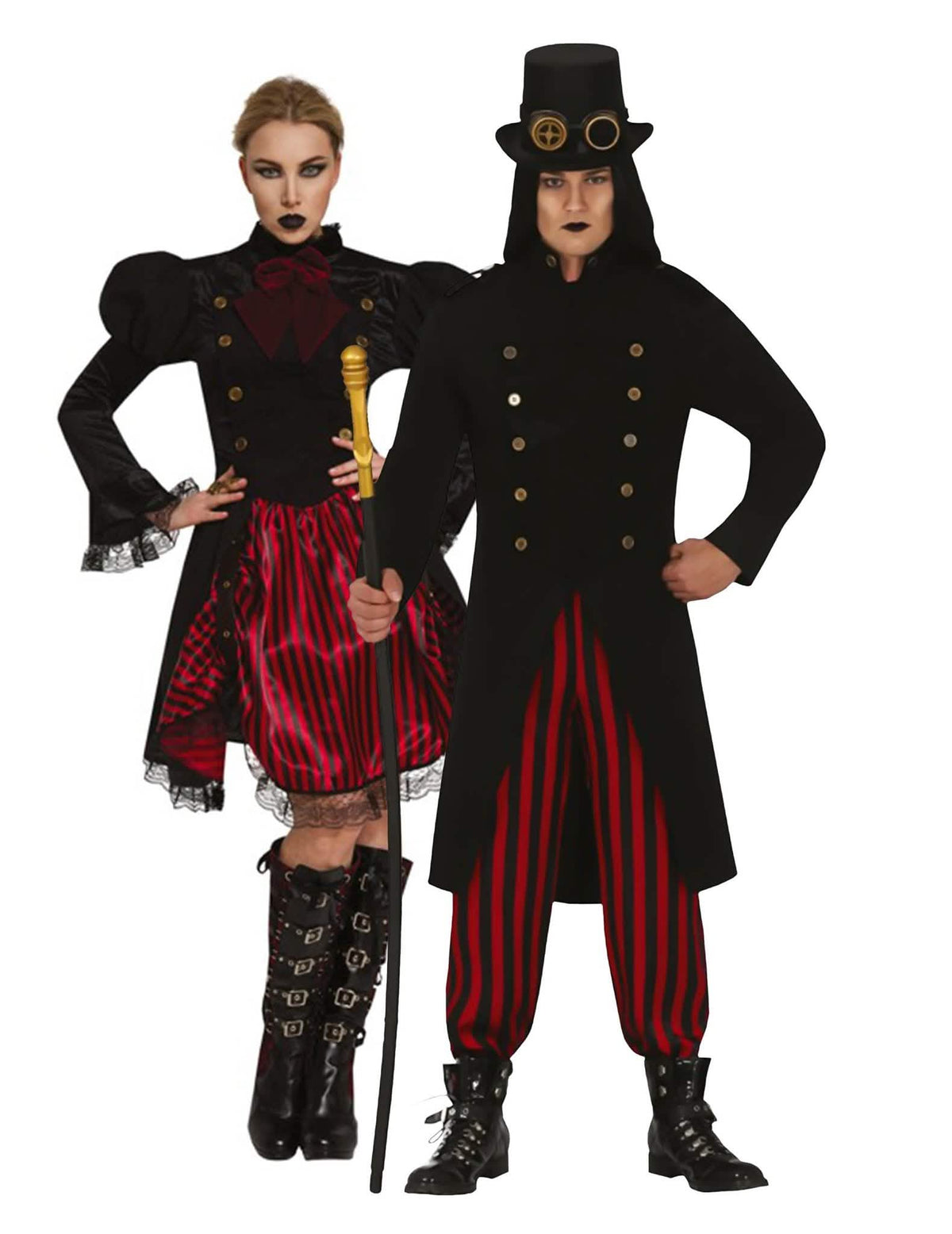 Steampunk koppelkostuum voor volwassenen