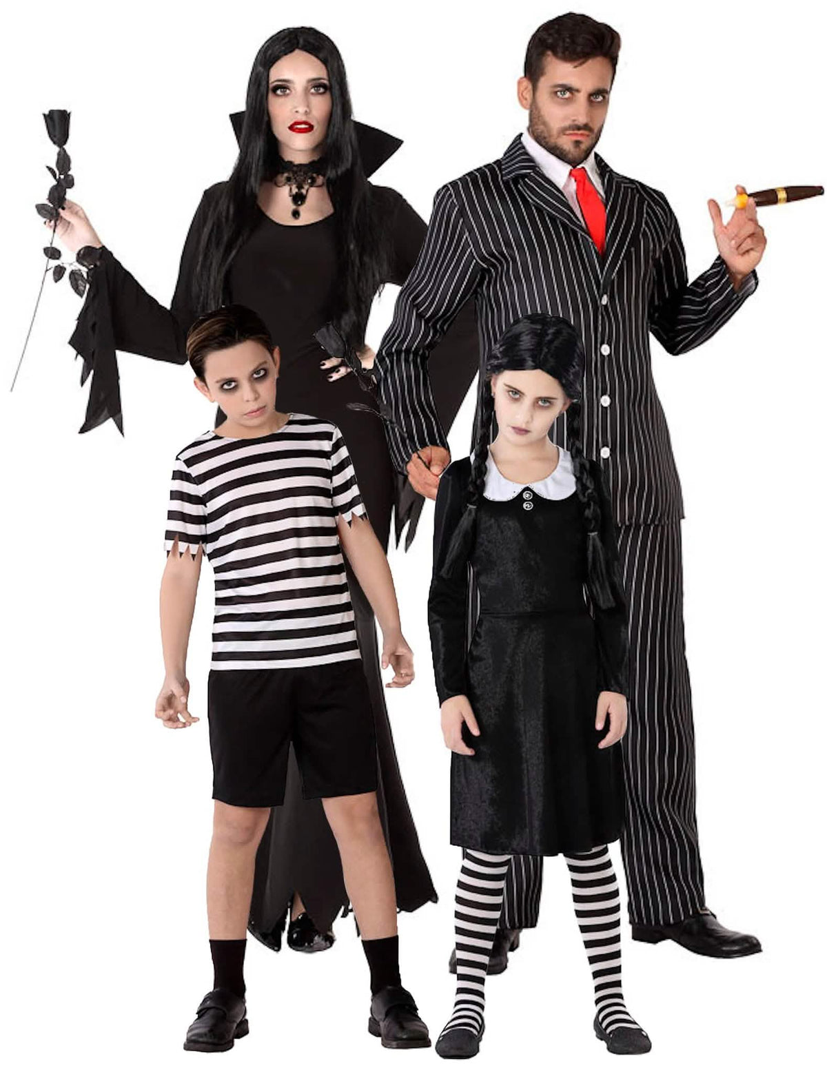 Déguisement de famille gothique Halloween