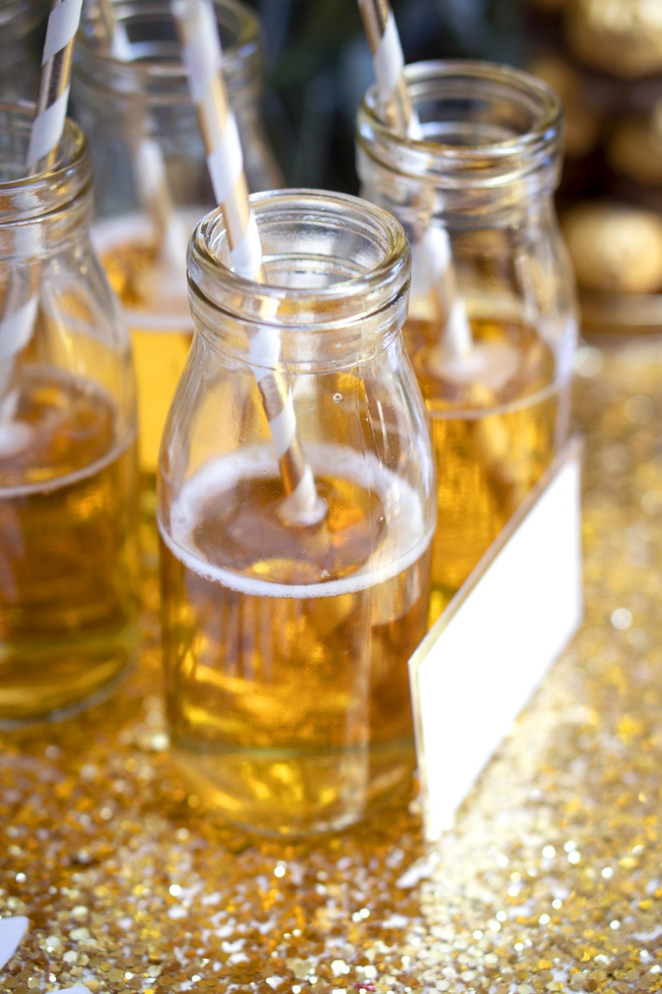 12 bouteilles en verre Candy bar