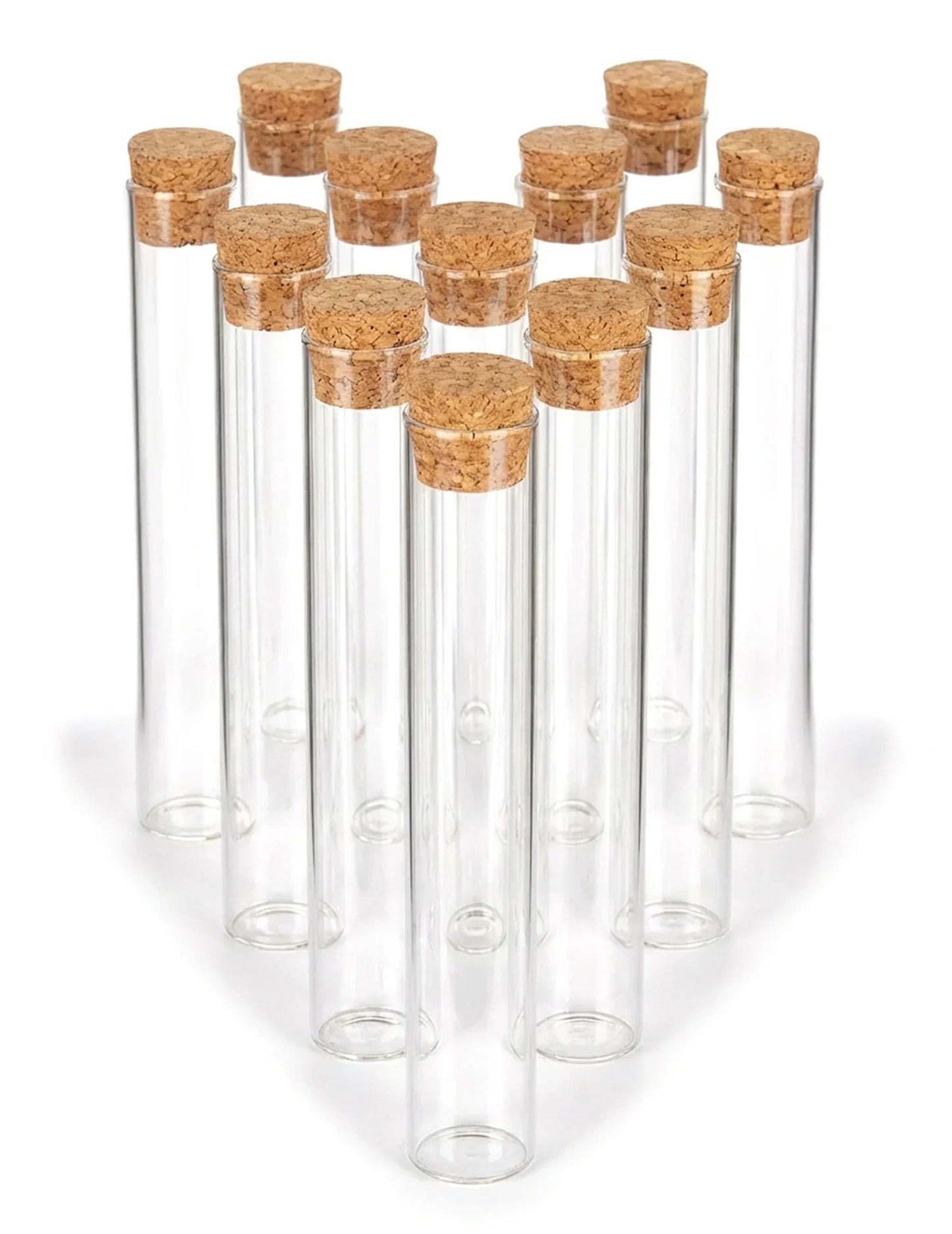 12 tubes éprouvette en verre 15 cm