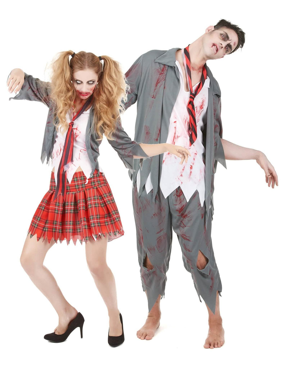 Déguisement de couple Zombie Halloween