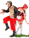 Déguisement de couple du chaperon rouge et du grand méchant loup