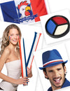 Kit supporter bleu blanc rouge