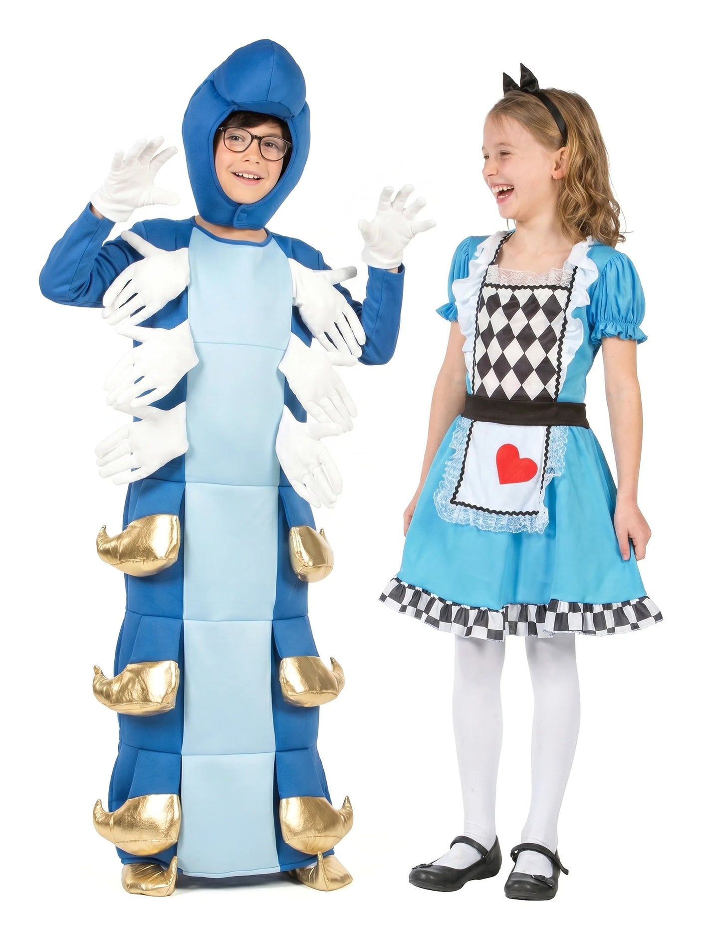 Alice en de rups duo verkleedpak voor kinderen