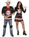 Déguisement de couple assassins hockey adulte