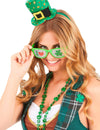 Hoed, bril en halsketting voor St Patrick's Day