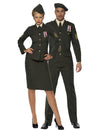 Déguisement de couple officiers militaires
