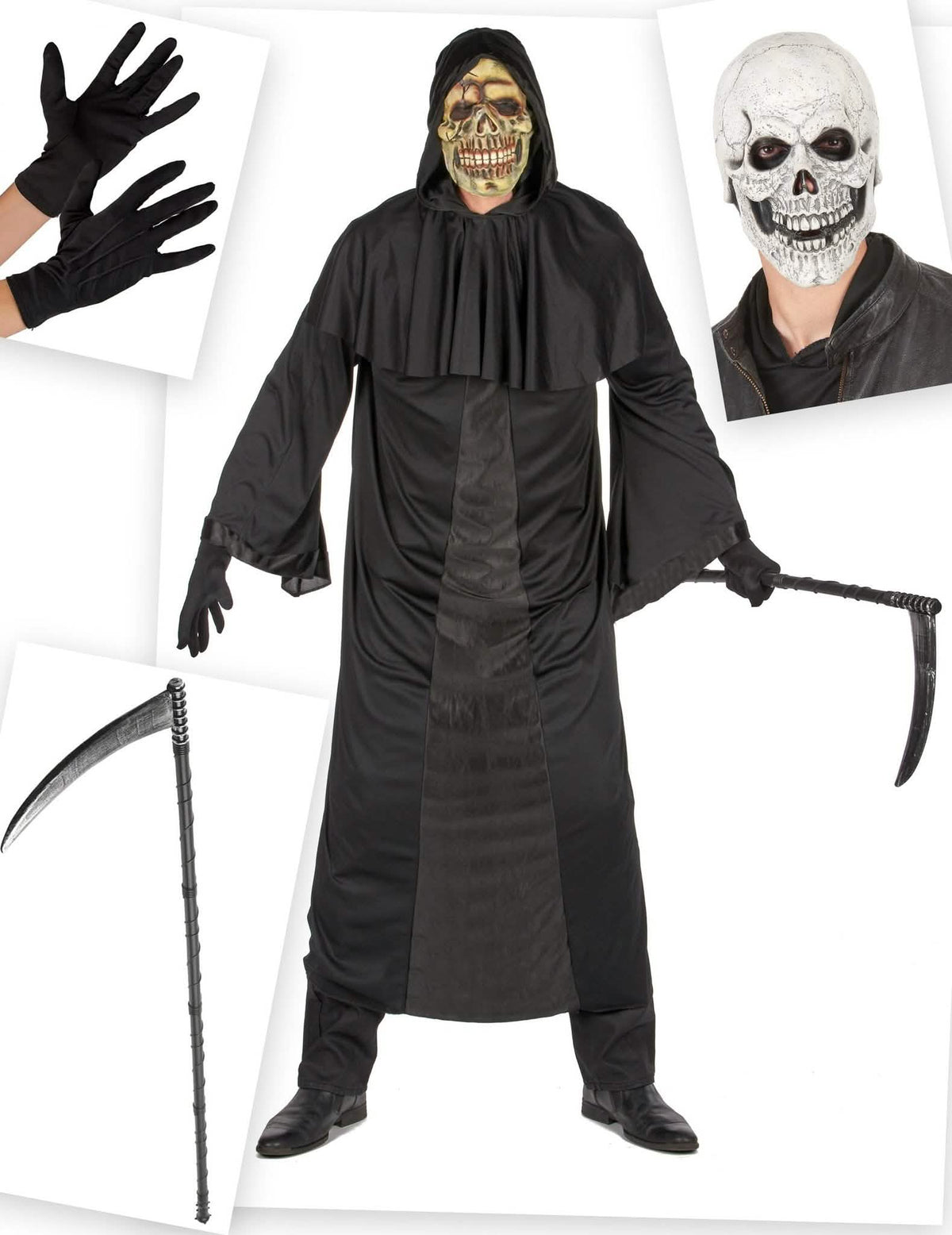 Reaper kostuum pack met accessoires voor mannen