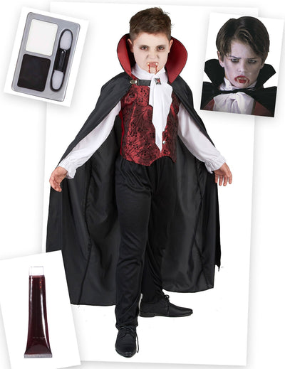 Pack déguisement vampire Halloween garçon