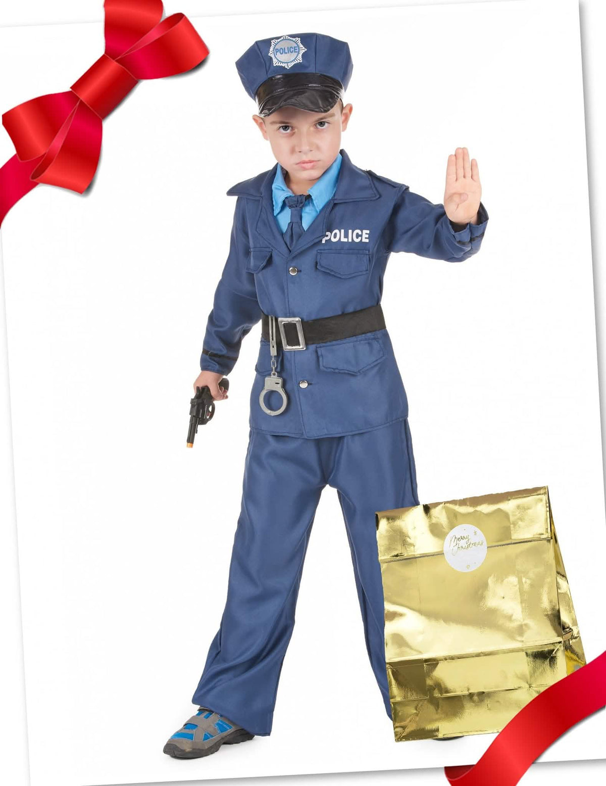 Politie kostuum geschenkdoos voor kinderen