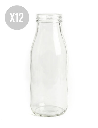 12 bouteilles en verre Candy bar