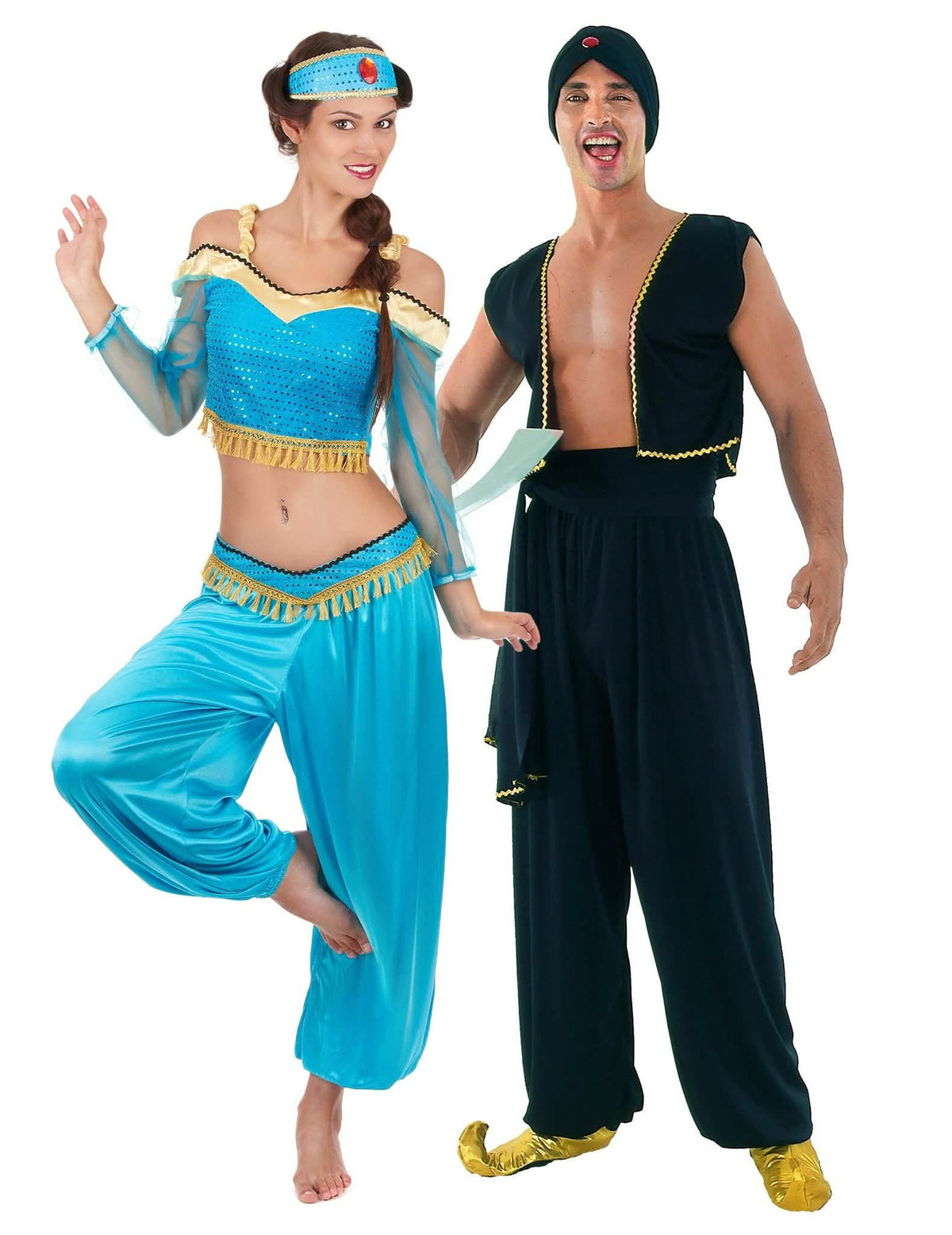 Déguisement de couple oriental adulte
