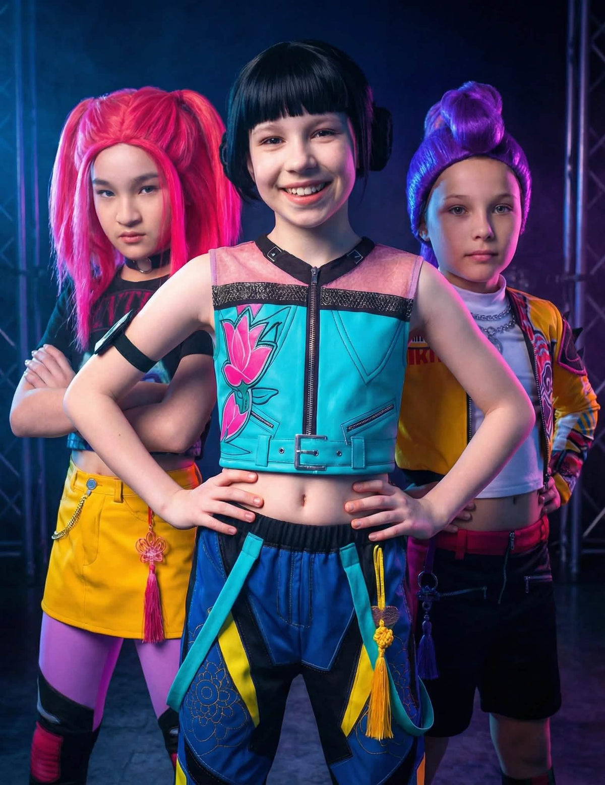 Déguisement de groupe Huntrix™ Kpop Demon Hunter™ enfants