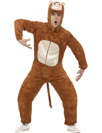 Déguisement de couple singe et banane adulte