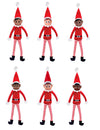 Groupe de 6 lutins farceurs de Noël