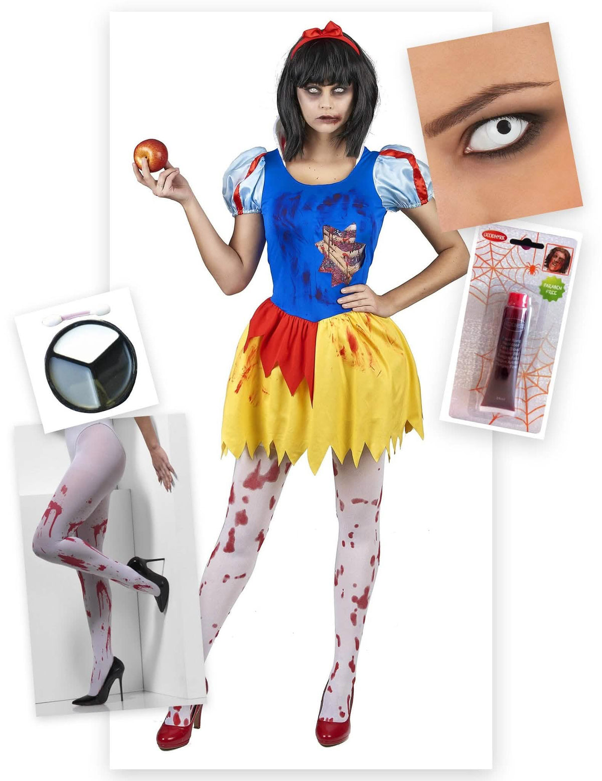 Pack déguisement princesse empoisonnée Halloween