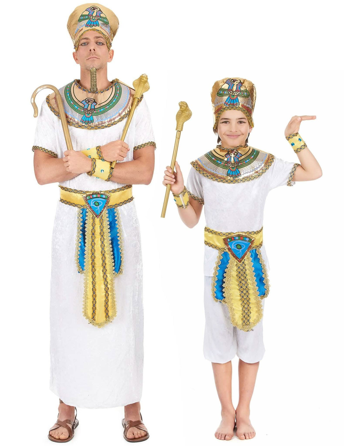 Koppels Kostuums Egyptenaar vader en zoon