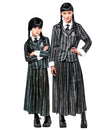 Déguisement de couple uniforme scolaire Mercredi Addams™ enfant adulte