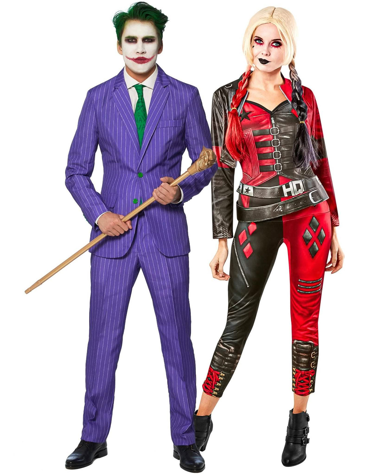 Harley Quinn koppelkostuum - Suicide Squad 2™ en Mr. Joker™ Suitmeister™ voor volwassenen.
