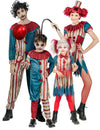 Déguisement de famille clown tueur Halloween