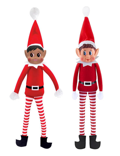 Duo lutins farceurs de Noël Eflie et Paillette