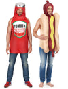 Hotdog en ketchup koppelkostuum