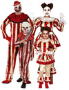 Déguisement de famille clown terrifiant