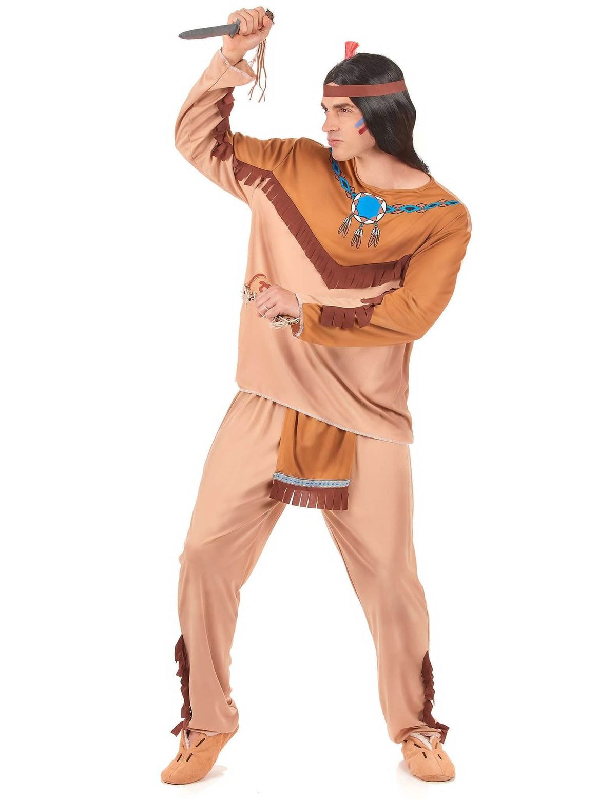 Bruin indianen koppel kostuums