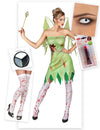 Pack bloederige Halloween zombie fee voor vrouwen