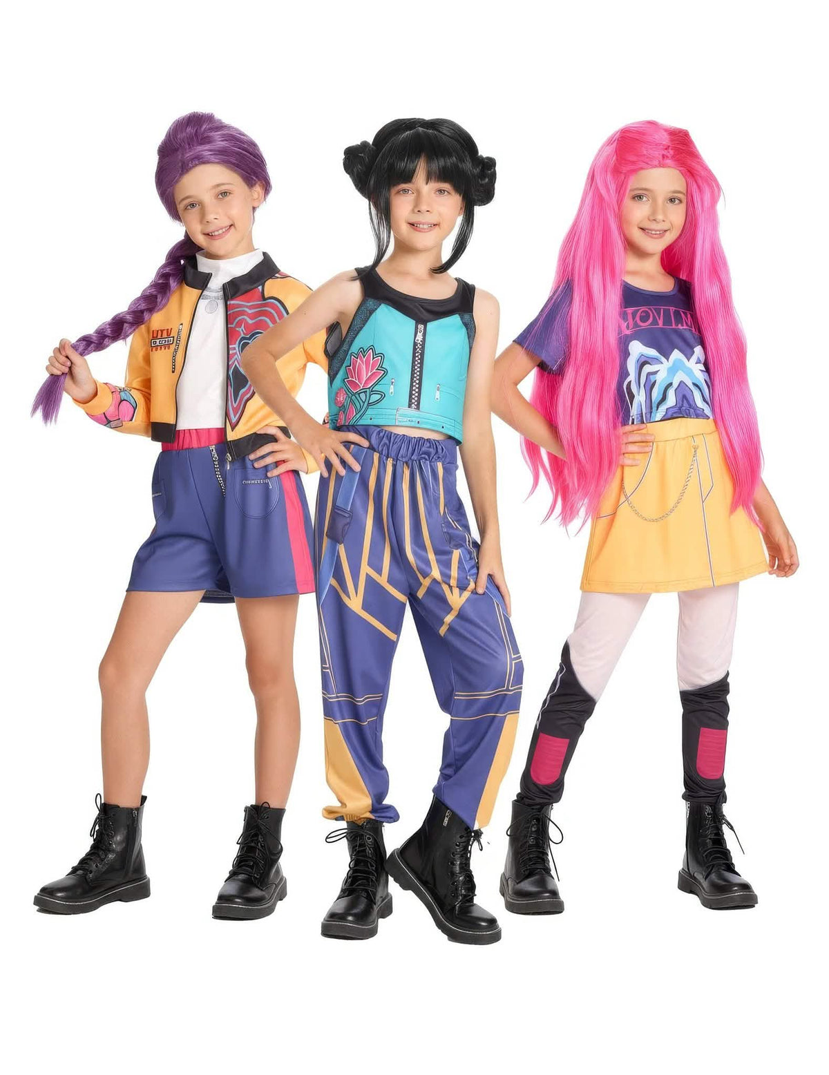 Déguisement de groupe chasseuses de démon Kpop enfant