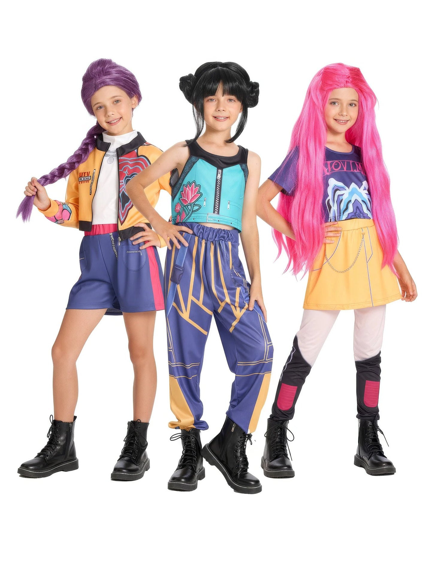 Déguisement de groupe chasseuses de démon Kpop enfant