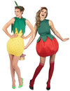 Ananas en aardbei koppelkostuum voor vrouwen
