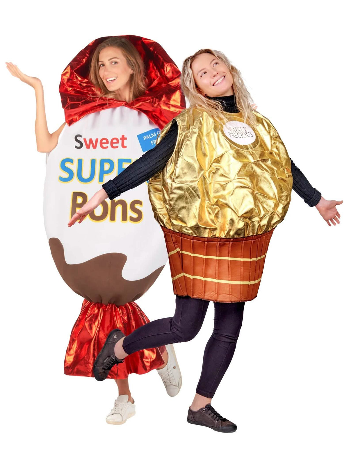 Chocolade bonbons paar kostuums volwassene