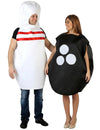 Déguisement de couple boule et quille de bowling adulte doublon