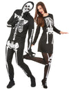 Déguisement de couple squelettes Halloween adulte