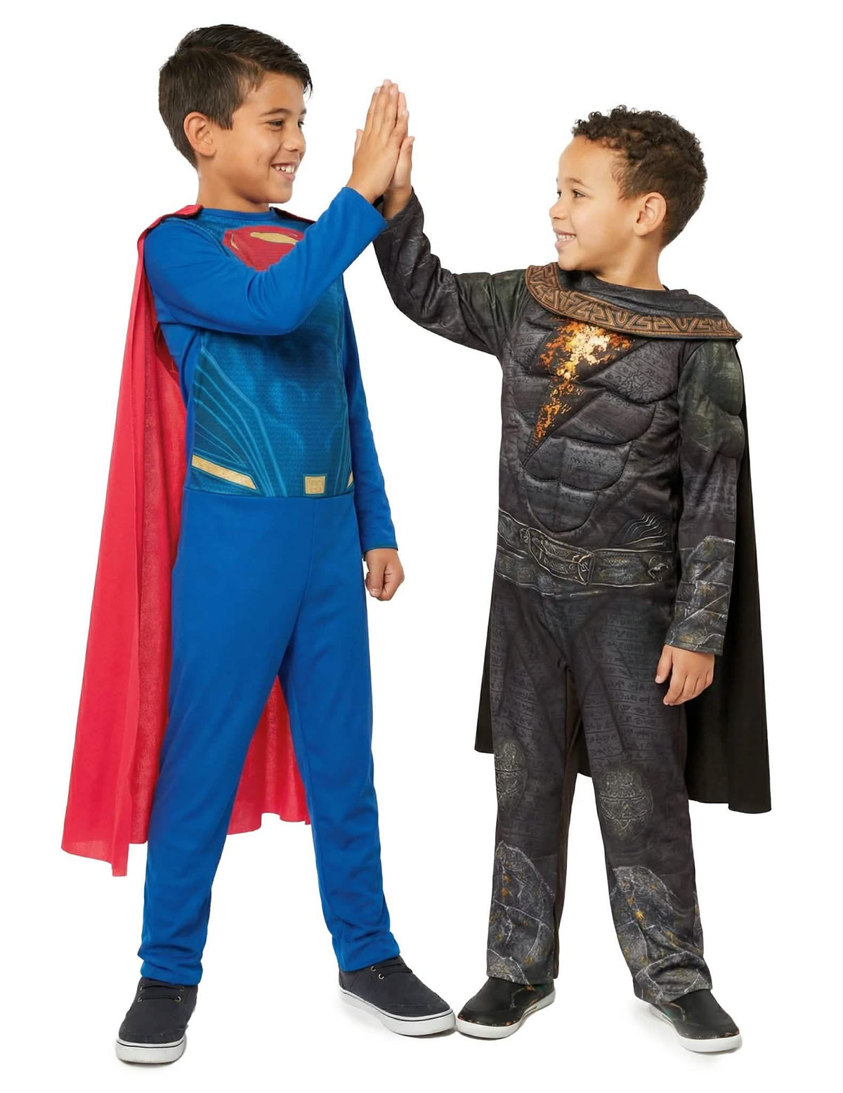 Déguisement de couple Superman™ et Black Adam™ enfant