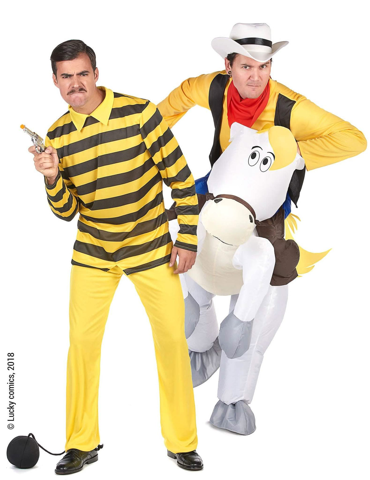 Dalton en Jolly Jumper Lucky Luke™ koppelkostuum